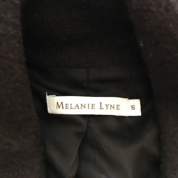 Melanie Lyne Size 16 Brown Wool jacket - Picture 3 of 4